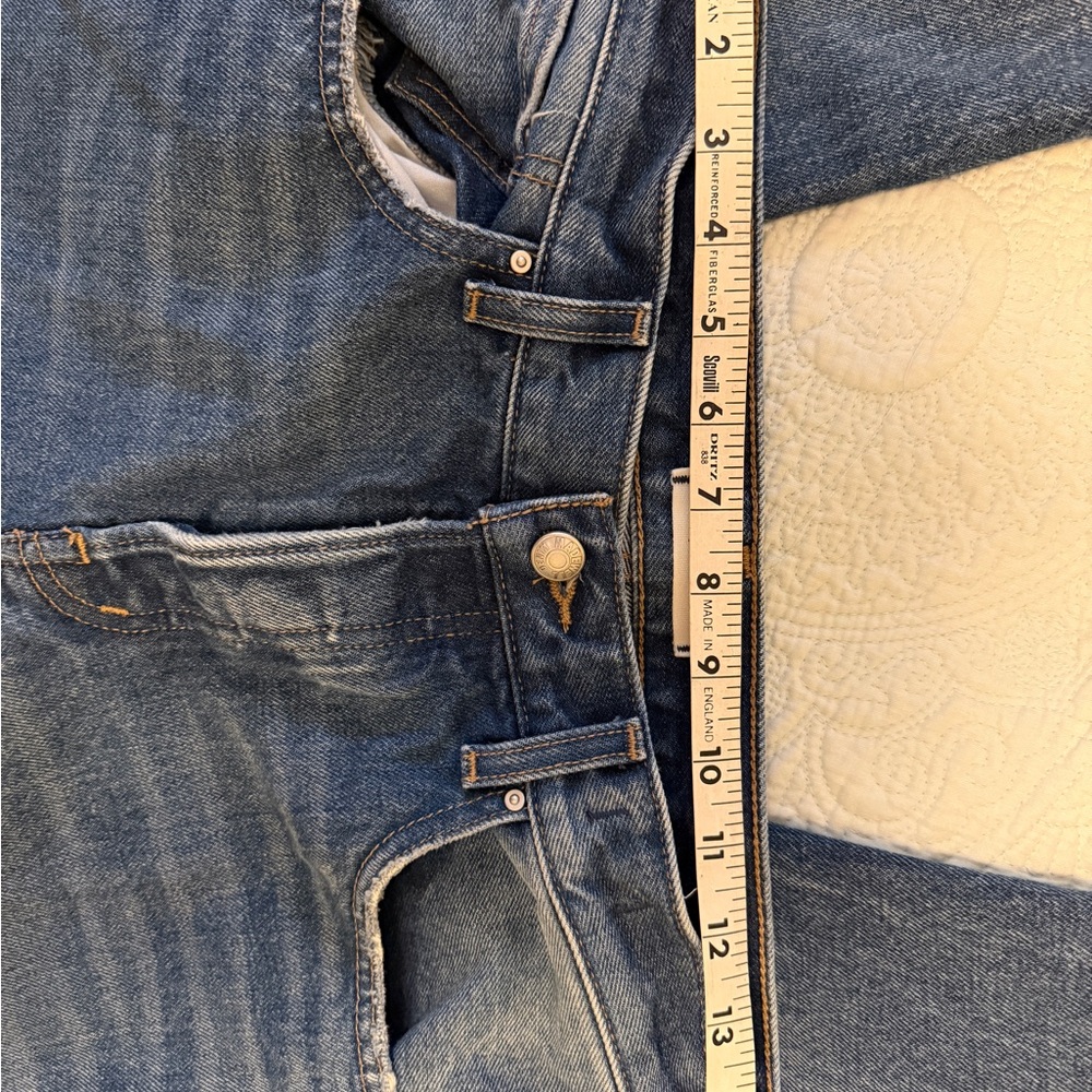 Madewell Dean Easy Straight Jeans - Greendale Wash - Picture 8 of 9